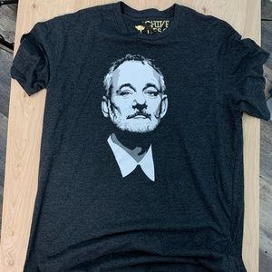 Chive Bill Murray T-shirt Men's Large Dark Gray